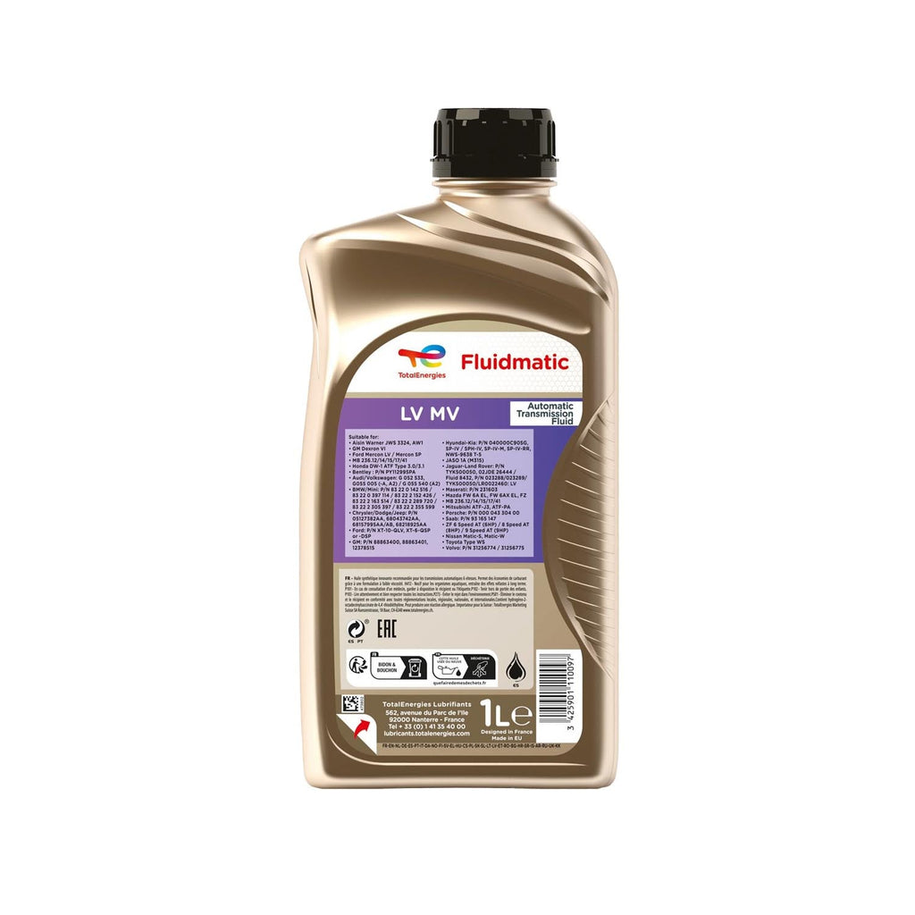 Aceite Atf Transmision Automatica Total Fluidmatic Lv Mv