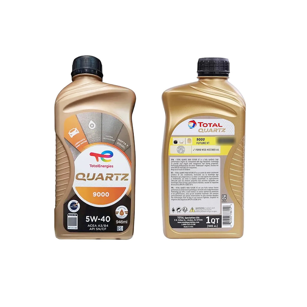 Aceite Motor Sintetico Total 5w40 Bidon 946 ml